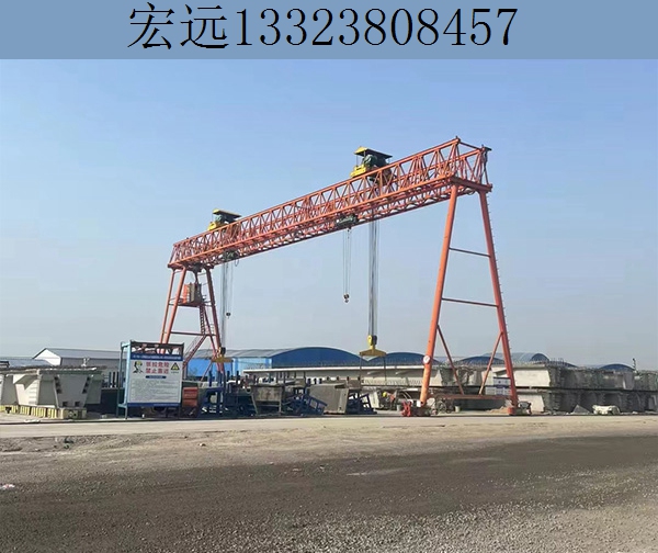 龙门吊基础及轨道检查