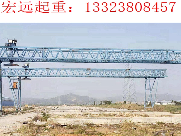 江苏龙门吊出租公司  不同悬挂点的选择