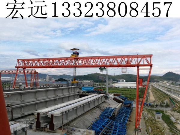 四川广安龙门吊租赁厂家 MH型高铁铺板葫芦龙门吊租赁