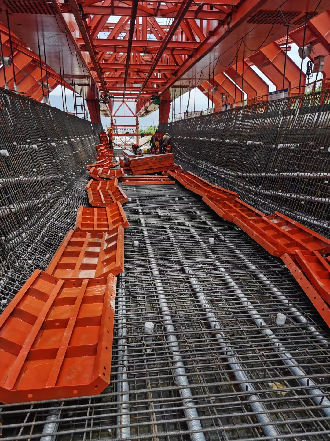 黑龙江鸡西移动模架厂家 模架实时传感器布设与中控管控